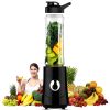 5 Core 160W 600ml Electric Kitchen top Personal Blender for Shakes and Smoothies Powerful Food Processor with 20oz Portable Sports Bottle Single Blend