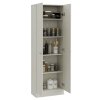 Storage Cabinet Pipestone, Double Door, Pearl Finish