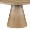 Delphine Oak Finish 52" Wide Dining Table