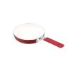 Ceramic Nonstick 12 Piece Cookware Set, Red Ombre, Hand Wash Only