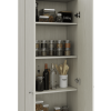 Storage Cabinet Pipestone, Double Door, Pearl Finish
