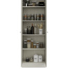 Storage Cabinet Pipestone, Double Door, Pearl Finish