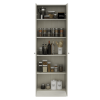 Storage Cabinet Pipestone, Double Door, Pearl Finish