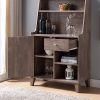 ID USA 182329 Wine Cabinet Hazelnut