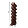 Vertical Z wine rack/Solid wood wine rack /Home wine rack/Living room wine rack