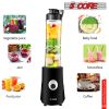5 Core 160W 600ml Electric Kitchen top Personal Blender for Shakes and Smoothies Powerful Food Processor with 20oz Portable Sports Bottle Single Blend